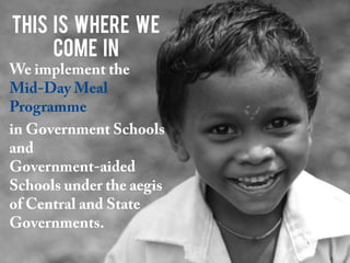 This is where we
come in
 