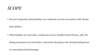 Disadvantages Conduction Cardiac resynchronization therapy. Ppt | PPTX