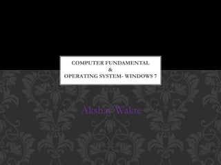 Basic of Computer | PPTX