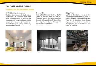 Akshra, 2nd Year Interior Design (Lighting Design Project) | PDF