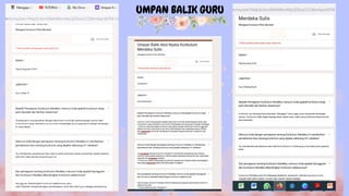 UMPAN BALIK GURU
 