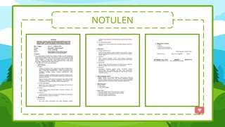 NOTULEN
 