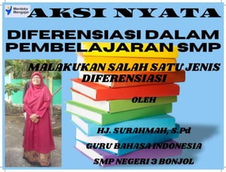 Aksi Nyata Surahmah Pembelajaran Diferensiasi  AJA LALI IKI DIGARAP!!!!!.pptx
