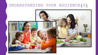UNDERSTANDING YOUR AUDIENCE(S)
 