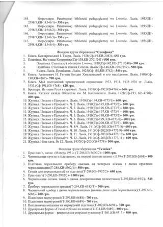 Акт оцінки інших книг