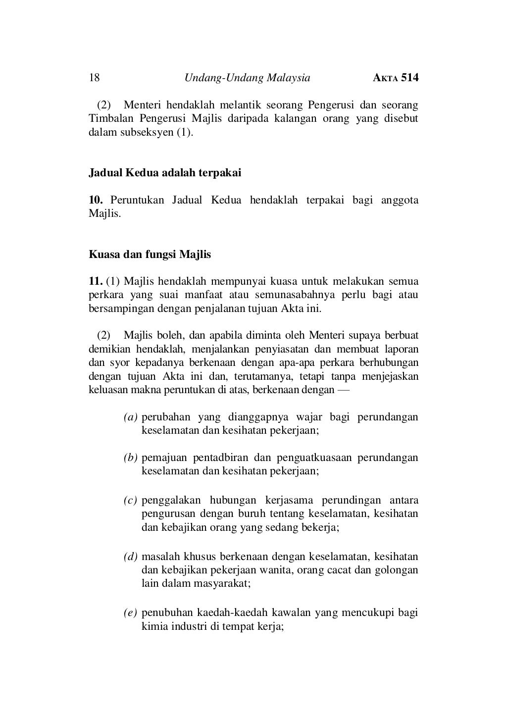 akta keselamatan dan kesihatan pekerja 1994