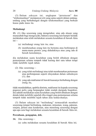 Akta 88 - Akta Rahsia Rasmi 1972 | PDF