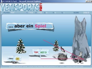 ... aber ein Spiel

α"

 