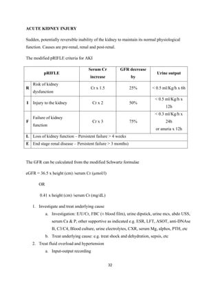 AKTH paediatric protocol. For educational | DOCX