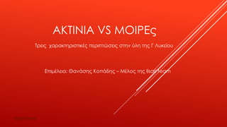 AKTINIA VS Ε
Ε : Π lisari team
lisariteam
 