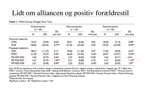 Lidt om alliancen og positiv forældrestil
 