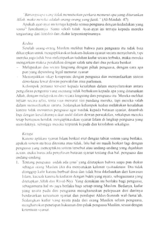 Aktivis partai dan dosa dosa pemilu