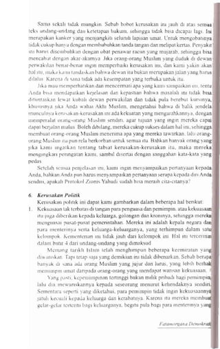 Aktivis partai dan dosa dosa pemilu