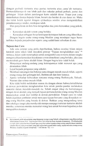 Aktivis partai dan dosa dosa pemilu