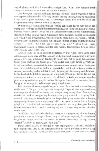Aktivis partai dan dosa dosa pemilu