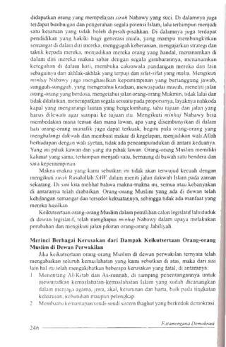 Aktivis partai dan dosa dosa pemilu