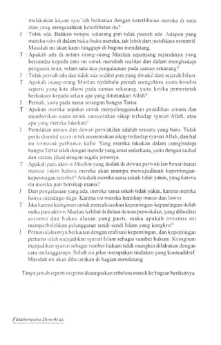 Aktivis partai dan dosa dosa pemilu