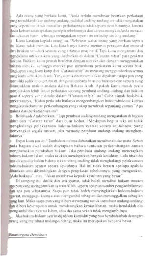 Aktivis partai dan dosa dosa pemilu