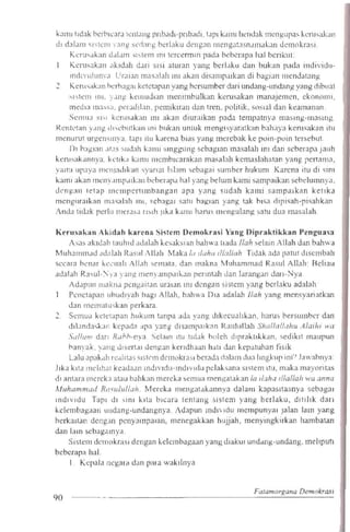 Aktivis partai dan dosa dosa pemilu