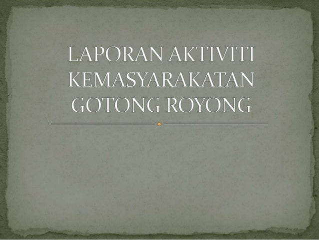 Aktiviti kemasyarakatan