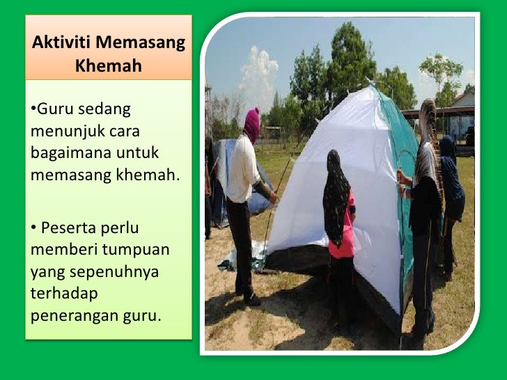 Aktiviti Pasang Khemah Slideshare