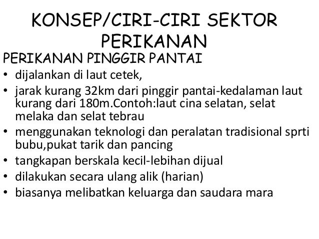 Aktiviti perikanan dan impak terhadap alam sekitar