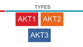 TYPES
AKT1 AKT2
AKT3
4
 