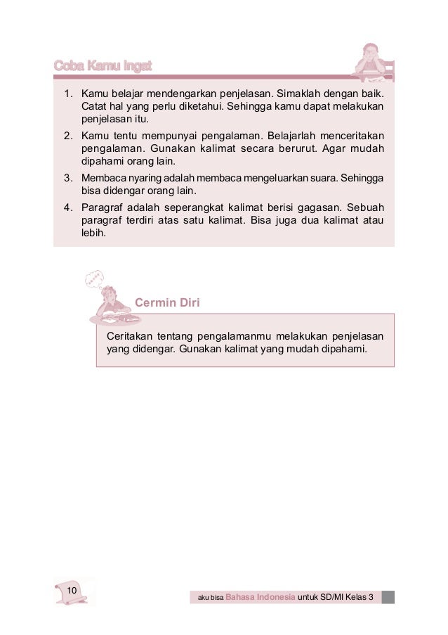 Bahasa indonesia kelas 3 SD