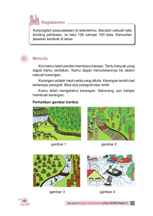 Bahasa Indonesia Kelas 3 Sd