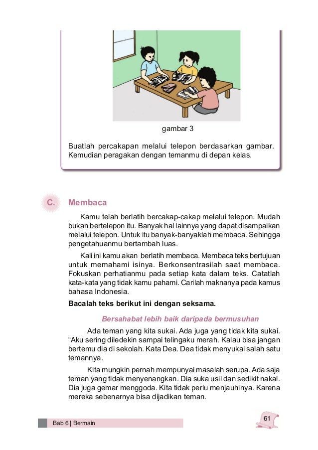 Bahasa indonesia kelas 3 SD