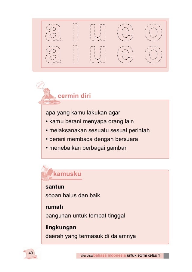 Bahasa Indonesia Kelas 1