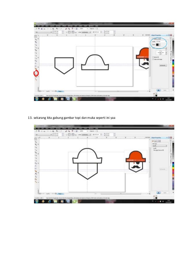 Tutorial logo kick denim corel draw