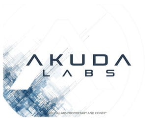 AKUDA LABS PROPRIETARY AND CONFIDENTIAL
 