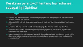 Aku dan Bapa adalah Satu Pengajaran Injil Yohanes 2021.pptx