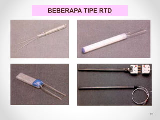 BEBERAPA TIPE RTD
32
 