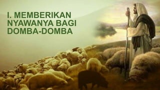 You can simply impress your audience and
add a unique zing and appeal to your
Presentations. Easy to change colors,
photos and Text. Get a modern
PowerPoint Presentation that is beautifully
designed. I hope and I believe that this
Template will your Time, Money and
Reputation.
Simple Portfolio
Presentation
Designed
Get a modern PowerPoint
Presentation that is beautifully
designed.
I. MEMBERIKAN
NYAWANYA BAGI
DOMBA-DOMBA
 