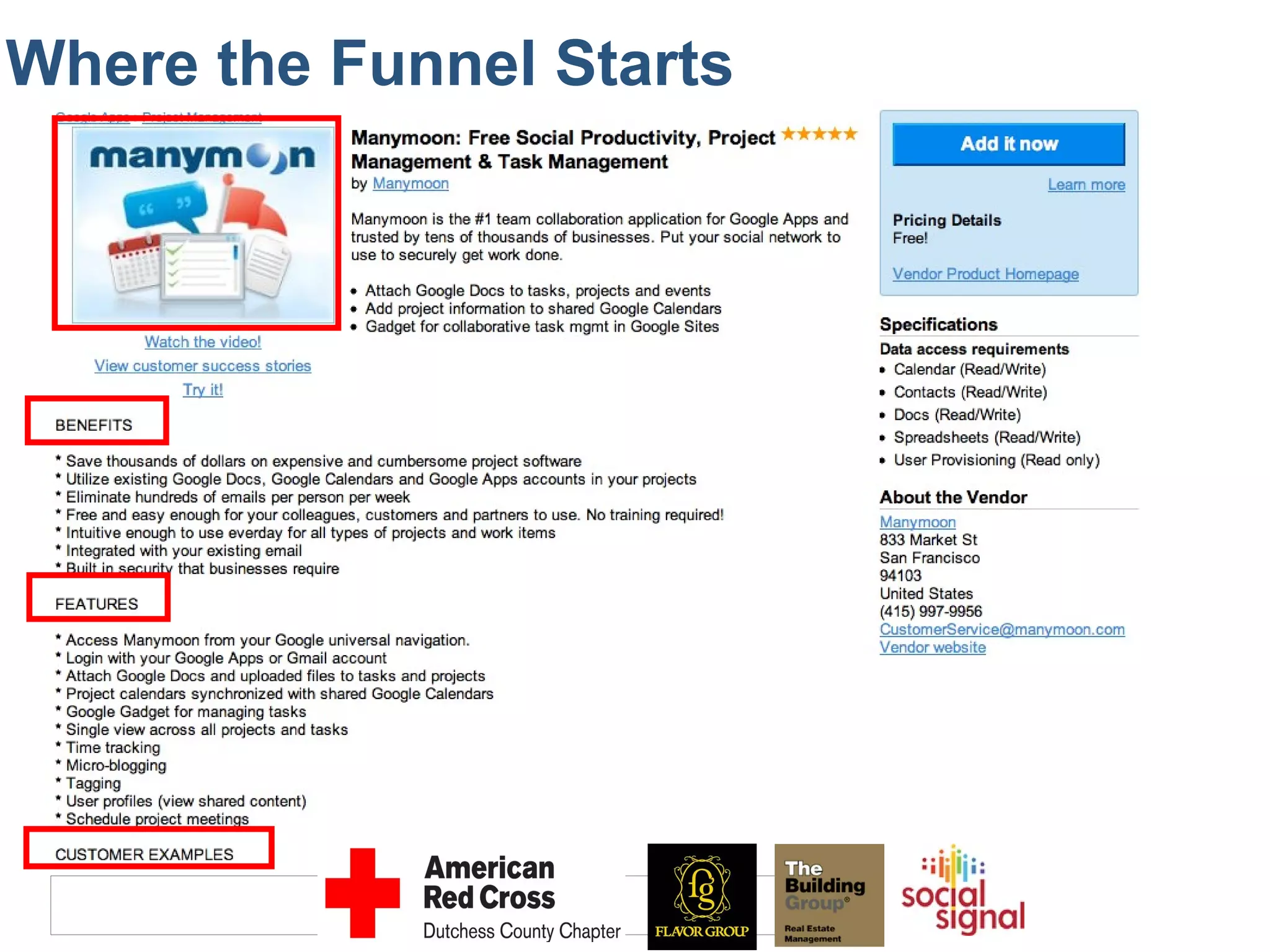 Where the Funnel Starts
 