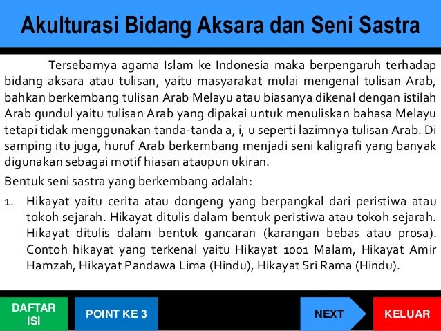 Akulturasi Budaya Islam di Nusantara
