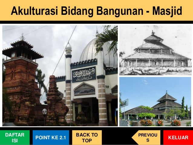  Akulturasi  Budaya Islam di Nusantara