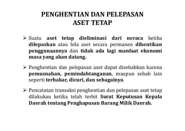Akuntansi aset-tetap PEMDA - Akrual Penuh