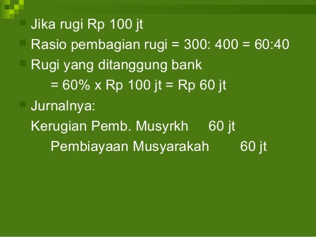 Akuntansi musyarakah