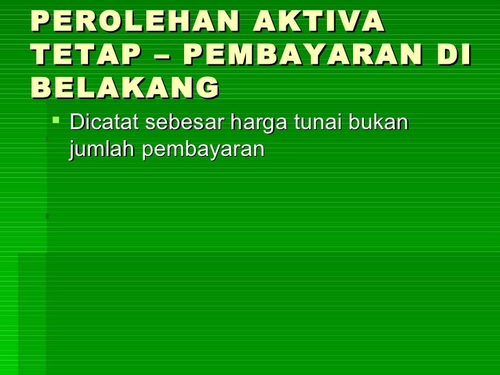 Akuntansi aktiva tetap