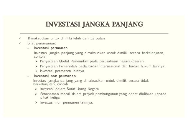 Akuntansi Aset Persediaan Investasi Dan Kewajiban
