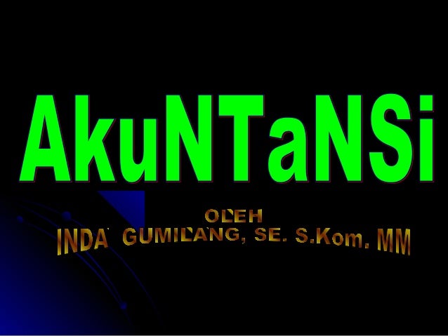 Materi Dasar Akuntansi 1