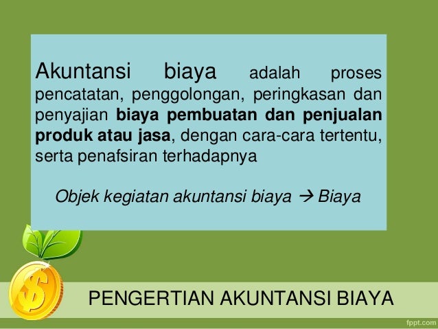 Akuntansi Biaya 1 5 Akuntansi Biaya 1 5