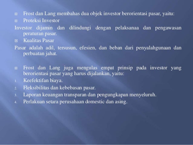 Pasar pertukaran internasional