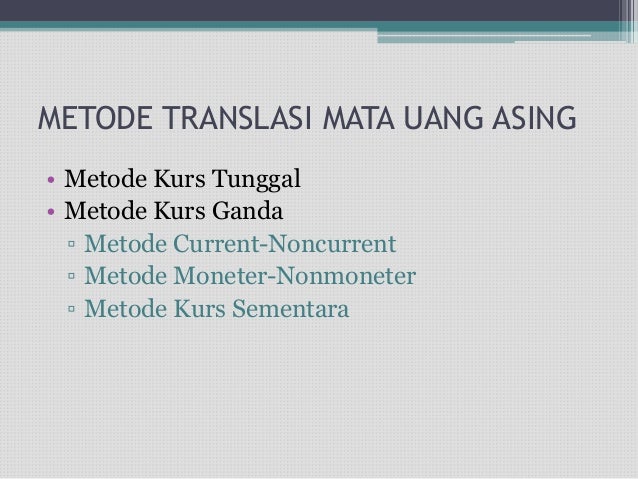 Menjual uang asing