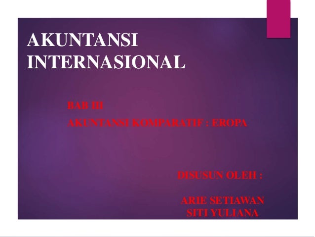 Akuntansi Internasional Ppt