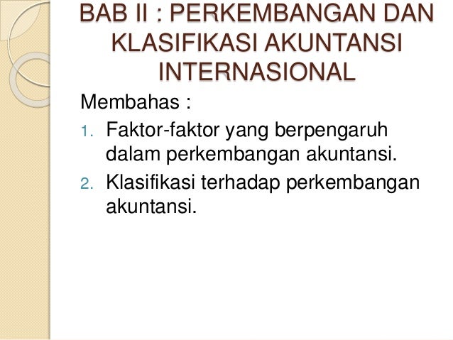 Akuntansi Internasional Rangkuman