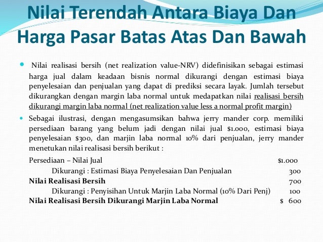Download Contoh Soal Persediaan Nilai Realisasi Bersih Akm Taksiran Biaya Penjualan PNG